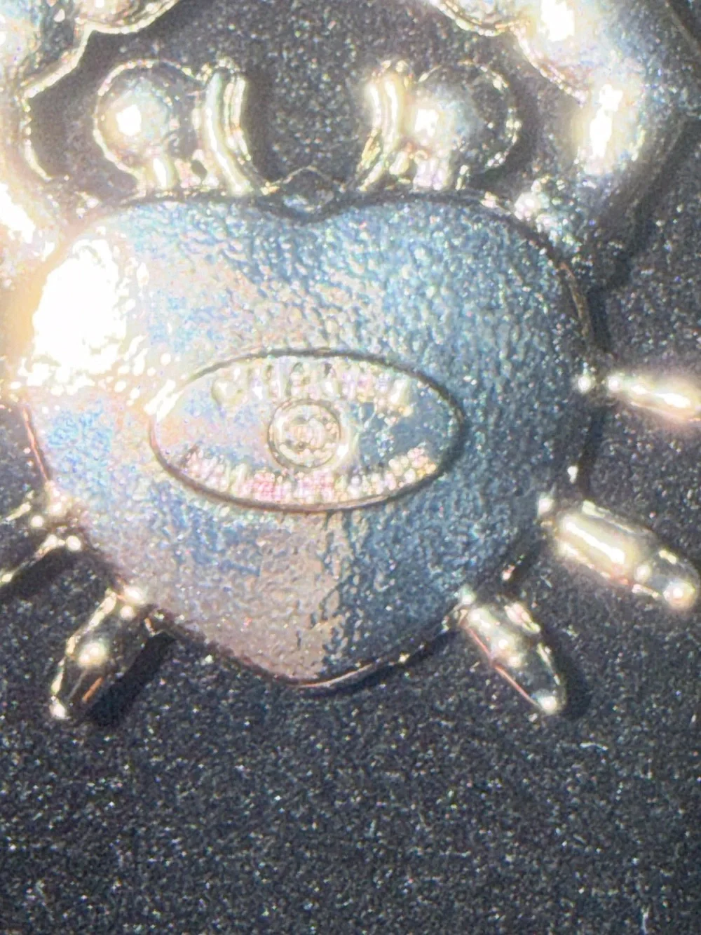 Chanel Zipper Pill Crab Pendant on Unbranded Bracelet New in Box